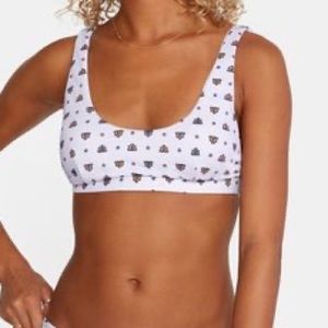 NWT RVCA bikini top